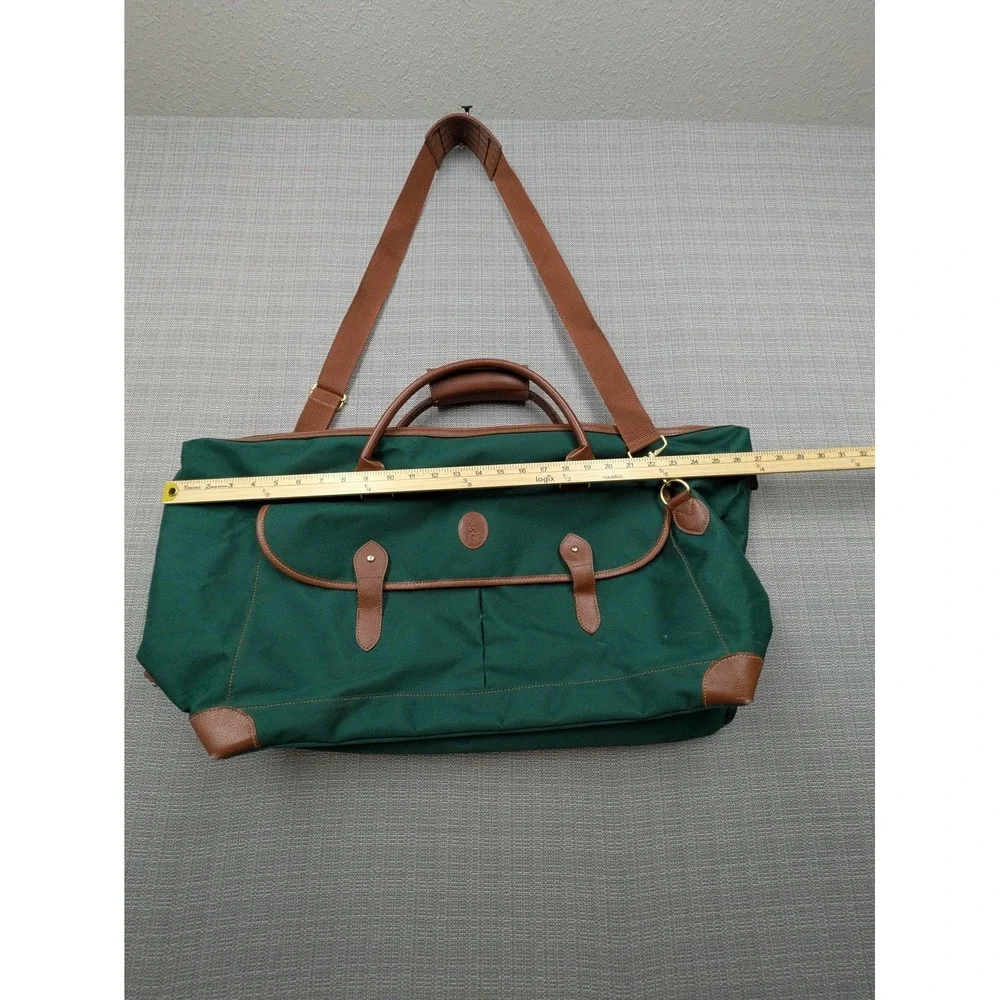 Ralph Lauren 28in Canvas Duffle Bag Soft Case Travel Carry On Green Men Luggage